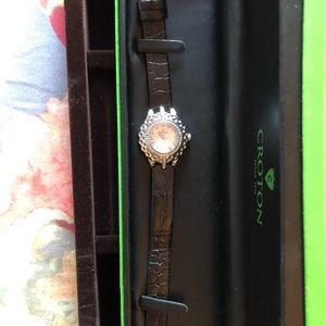 Croton mother of pearl watch